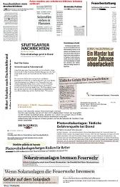 Gefahren der Photovoltaik