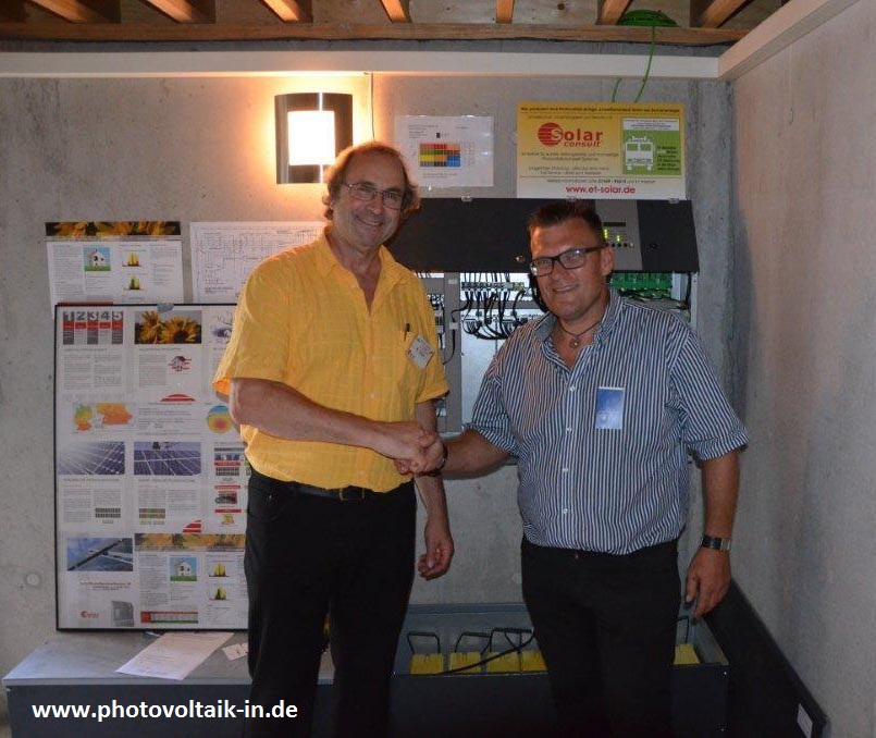 Solarconsult  Solarstromspeicher 4 S Tr&uuml;ck und  Niesner Freudenstadt